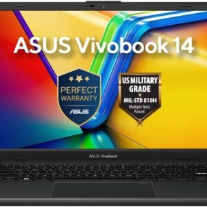 ASUS Vivobook Go 14 Laptop (Black) | AMD Ryzen 5 7520U, AMD Radeon Graphics, 8GB RAM, 512GB SSD, 14"FHD Display, Win11 [E1404FA-EB165W]