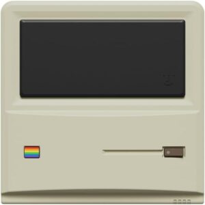 AYANEO AM01 Retro Mini PC, AMD Ryzen 7 5825U, 32GB DDR4, 512GB SSD, Windows 11, Retro Design, 4K Output, WiFi 6, Dual HDMI/DP, Compact Mini Computer for Gaming & Office