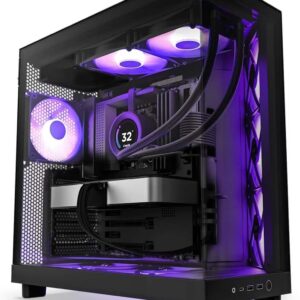 FIRST WAVE Stealth Gaming PC - AMD Ryzen 7-9800X3D, 32GB DDR5 RAM, 1TB NVMe SSD + 1TB HDD, Nvidia RTX4060 8GB Graphic-Win11 Pro,1+1 Year Warranty