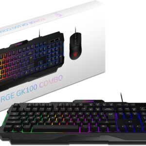 Forge GK100 Combo US Gaming Keyboard and Mouse