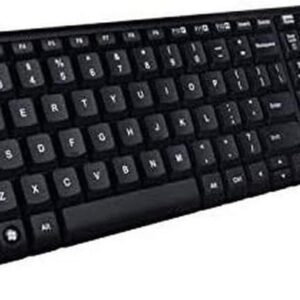 Logitech MK220 Compact Wireless Keyboard and Mouse Combo for Windows, QWERTY Portuguese Layout - Black